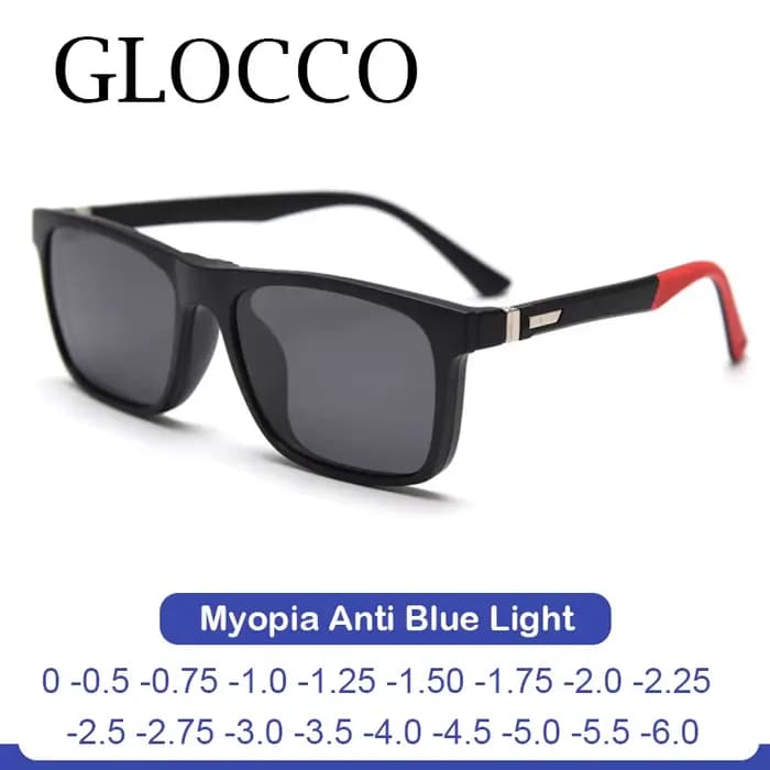 Lunettes myopes avec filtre de lumière bleue pour hommes