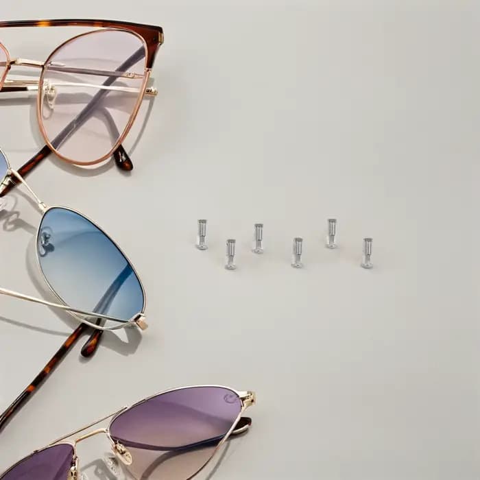 Kit de réparation de lunettes 60 pièces - Mini-vis assorties