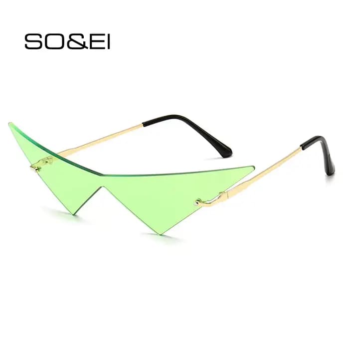 Buc& EI-Lunettes de soleil triangle pour femmes et hommes