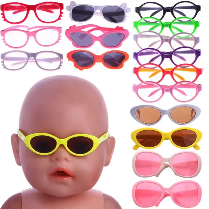 Lunettes colorées pour poupée Pop, pour poupée américaine de 18 pouces et poupée bébé de 43 cm, accessoires vestimentaires, jouet pour fille Our Generation