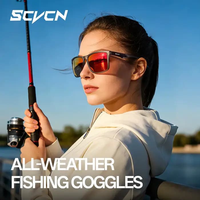 SCVCN Nouvelles lunettes de soleil polarisées pour la pêche