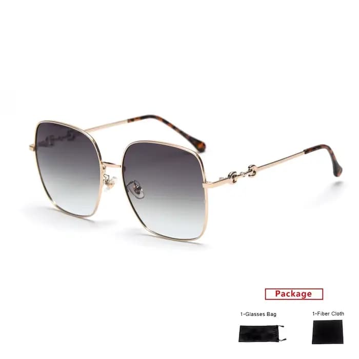 Ayou-Lunettes de soleil carrées polarisées vintage pour hommes et femmes