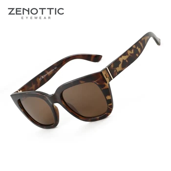 ZENOTTIC rétro carré lunettes de soleil polarisées pour femmes Vintage