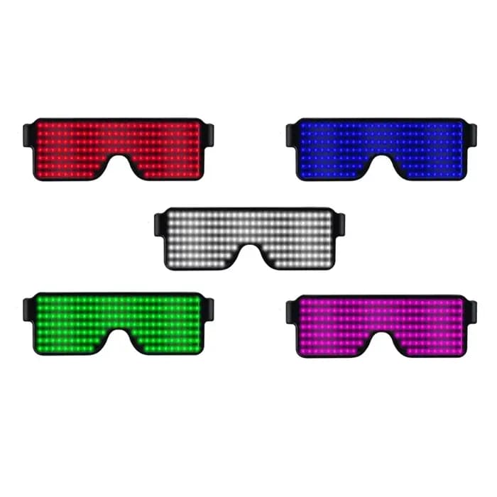 Lunettes décoratives lumineuses à LED pour la nuit