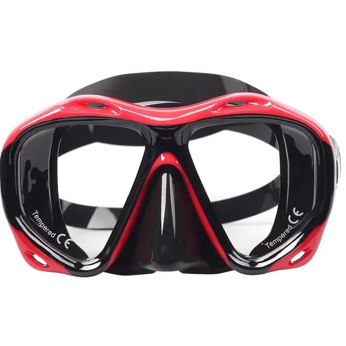 Masque de plongée hypermétropie avec lentilles en verre du Guatemala