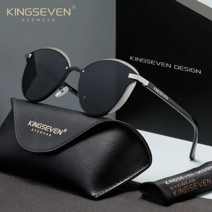 KINGSEVEN Nouveauté Lunettes de soleil œil de chat pour femme