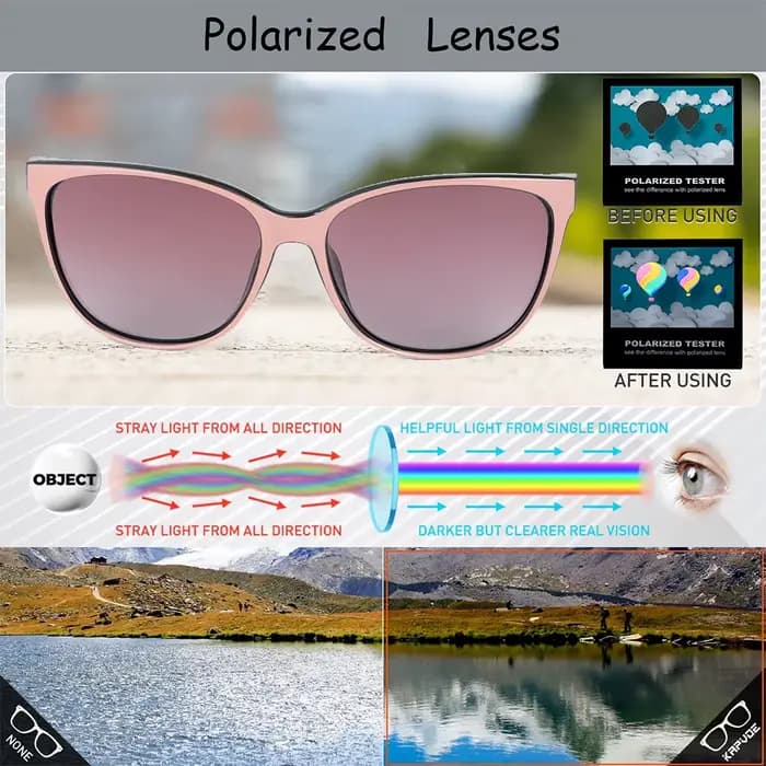 Lunettes de soleil polarisées pour femmes