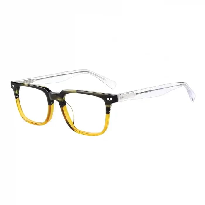 Lunettes carrées Vintage faites à la main pour hommes et femmes