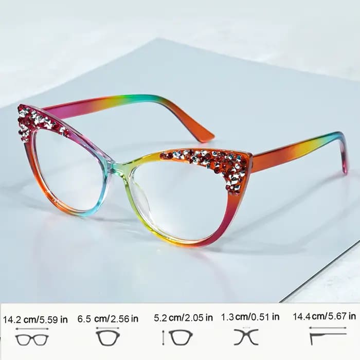 Lunettes œil de chat rétro chics pour femmes et hommes