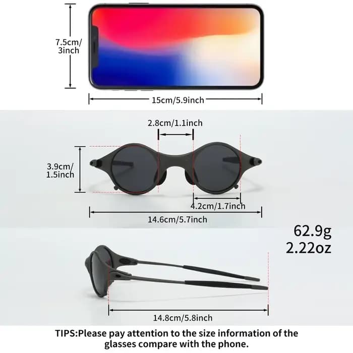 Lunettes de cyclisme futuristes unisexes