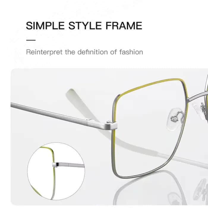 VICKY haute qualité Rectangle Prescription lunettes de lecture pour hommes femmes myopie hypermétropie Anti lumière