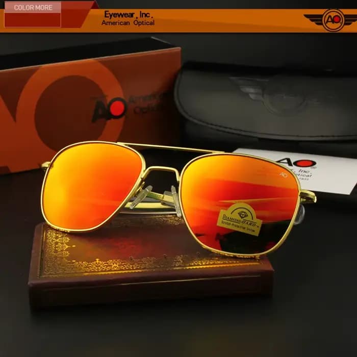 Lunettes de soleil pilote AO pour hommes