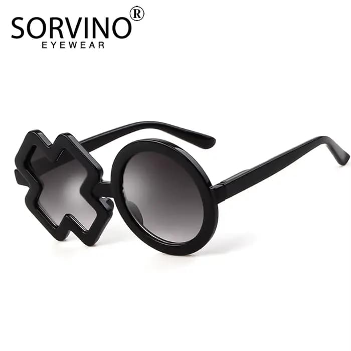 SORVINO mode lunettes de soleil irrégulières enfants XO en forme de marque concepteur