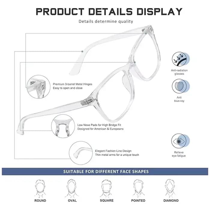 VOPHA – lunettes de lecture à mise au point automatique pour hommes et femmes