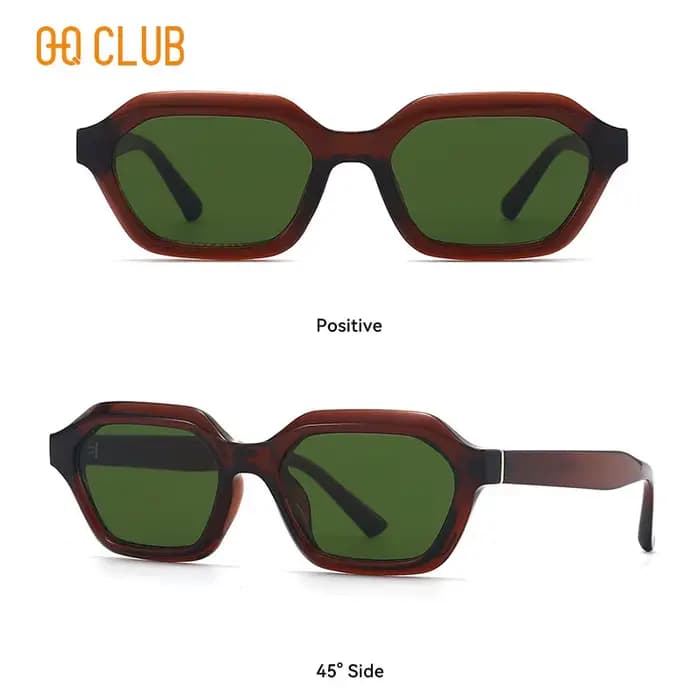 O-Q CLUB rétro mode Punk lunettes de soleil femmes hommes