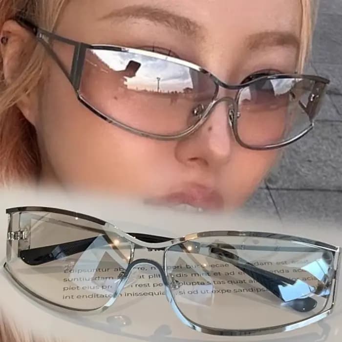 Lunettes de soleil Y2K pour femmes