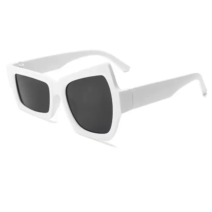 Lunettes de soleil carrées irrégulières pour hommes