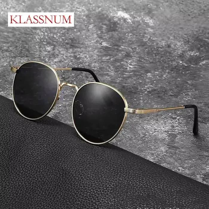 KLASSNUM – lunettes de soleil rondes classiques rétro pour hommes et femmes