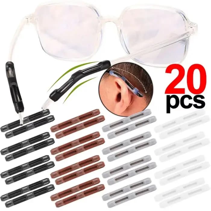 Manchon antidérapant en Silicone pour lunettes