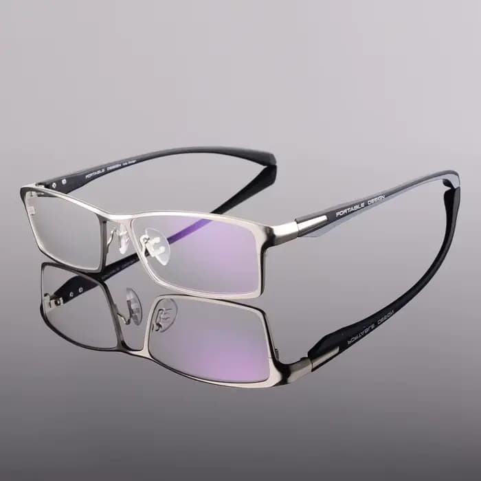 Monture de lunettes optiques en acétate d'alliage pour hommes