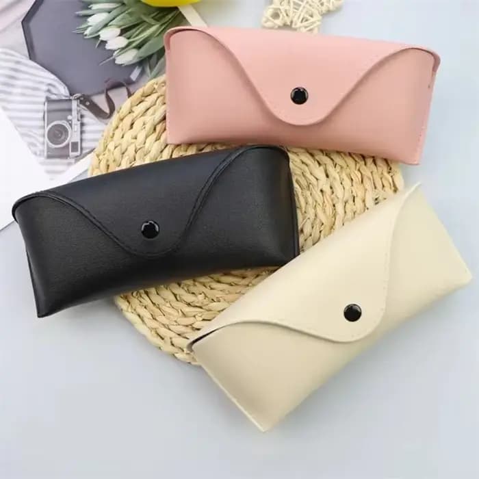 Boîte à lunettes couleur unie