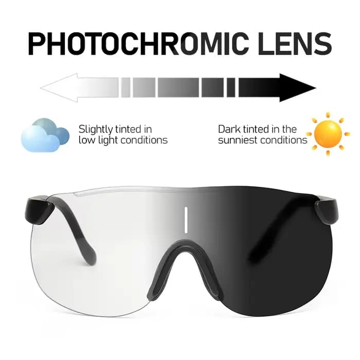 Lunettes de soleil photochromiques pour le cyclisme
