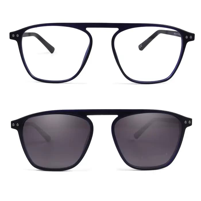 Lunettes de soleil à clipser magnétiques TR90 pour hommes