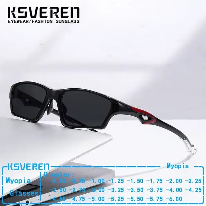Lunettes de soleil noires sur Prescription pour hommes et femmes