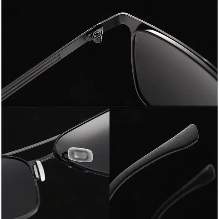 Nouvelles lunettes de soleil polarisées photochromiques homme haute qualité UV400