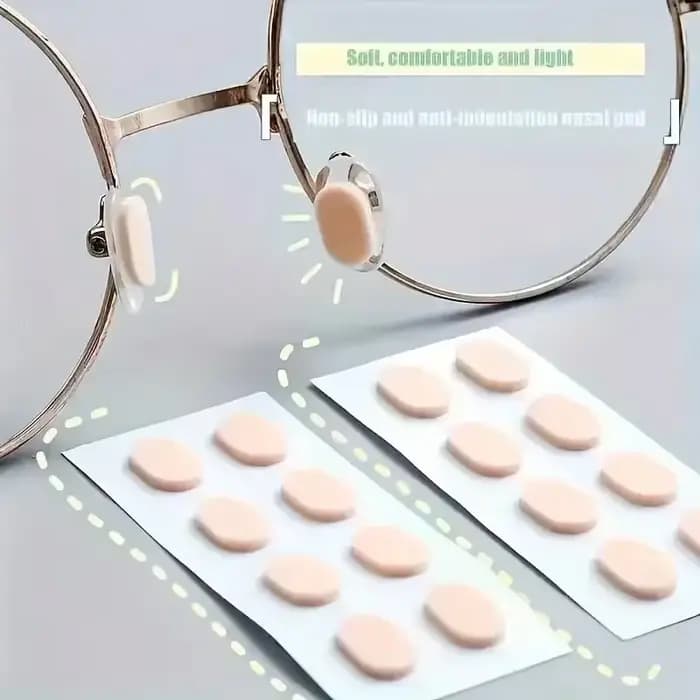 32 paires de coussinets de nez en mousse autocollants antidérapants