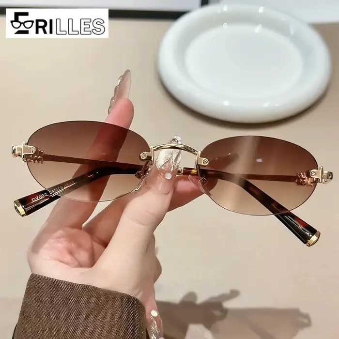 Lunettes de soleil Ellipse sans cadre