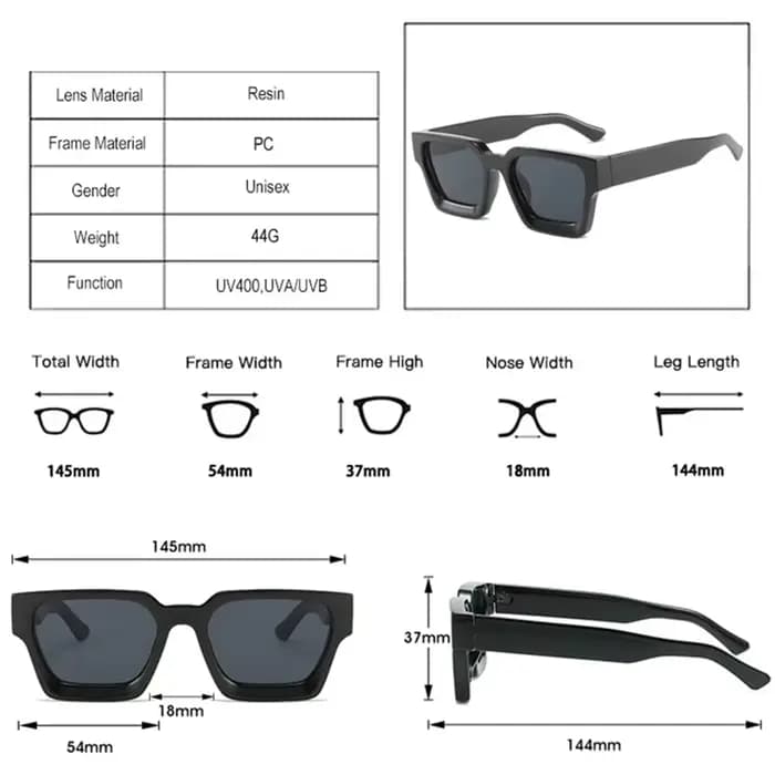 JNPCXI mode carré femmes lunettes de soleil de luxe rétro vert marque concepteur hommes tendance