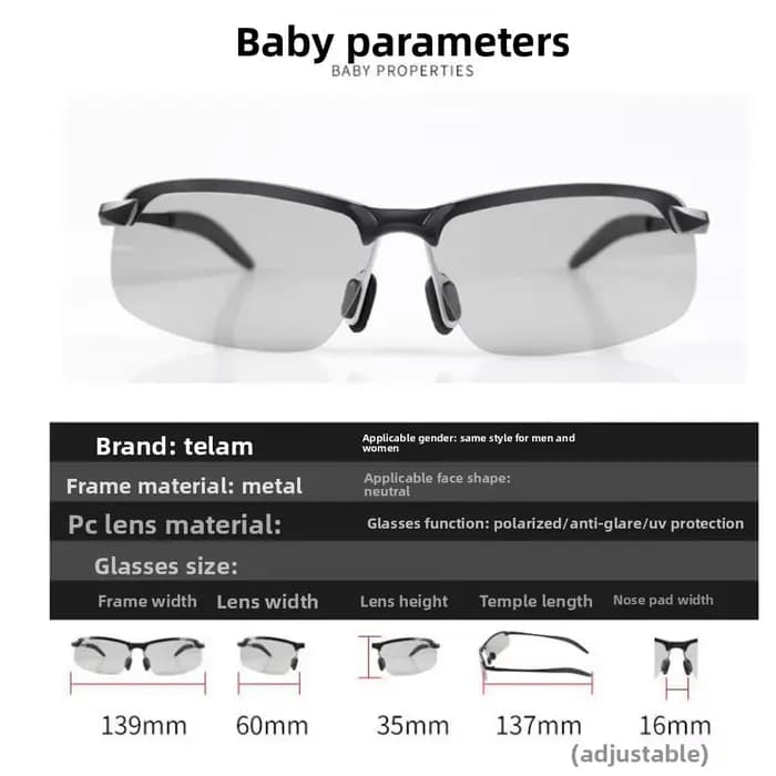 Artefact lunettes polarisées pour hommes