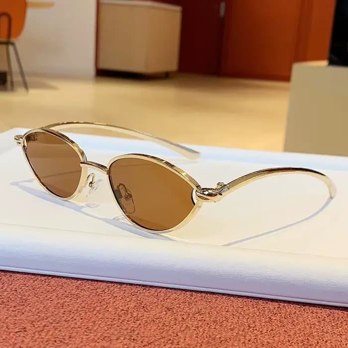 Lunettes de soleil œil de chat de luxe pour femmes