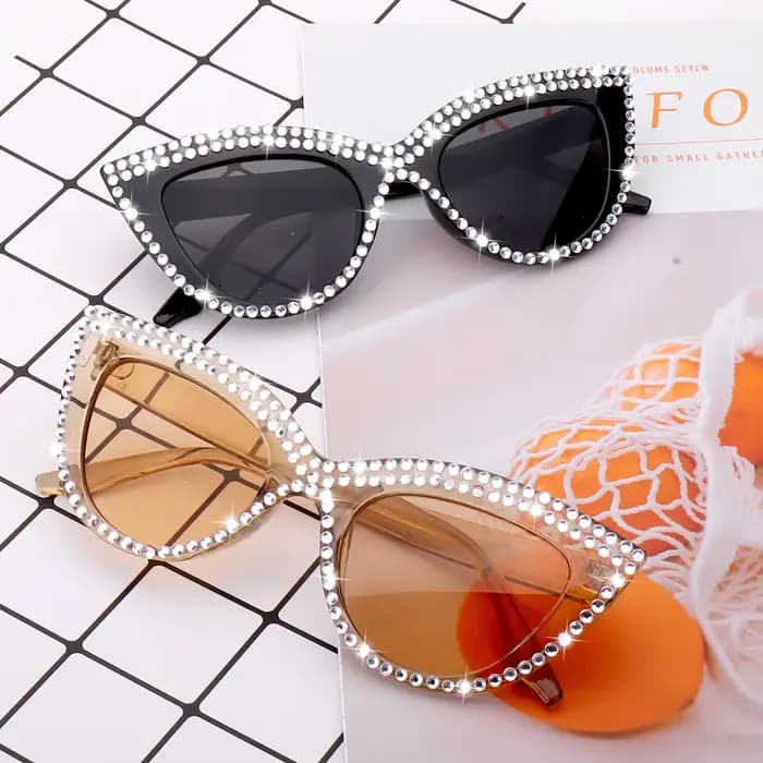 2 paires de lunettes œil de chat pour femmes