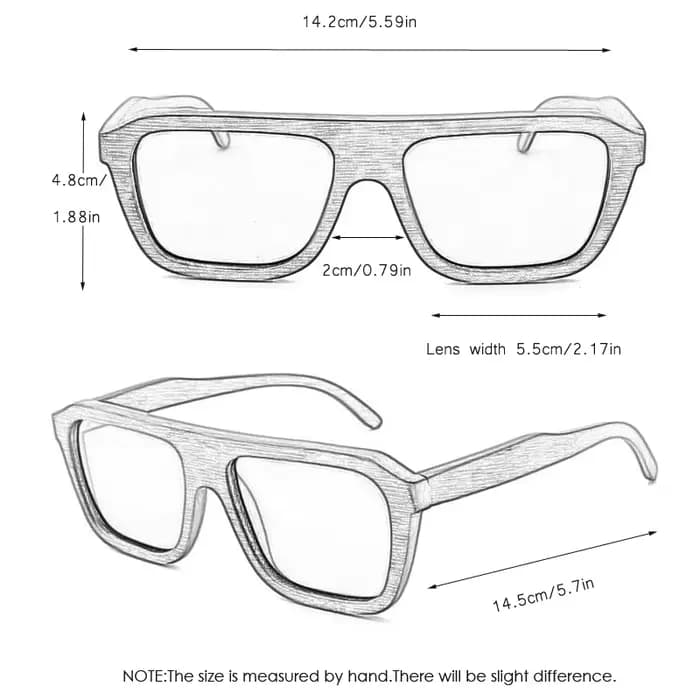 Lunettes de soleil rétro en bambou pour hommes et femmes