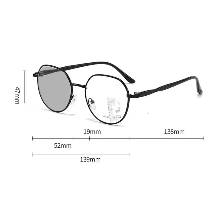 Lunettes de presbytie multifocales progressives pour femmes et hommes