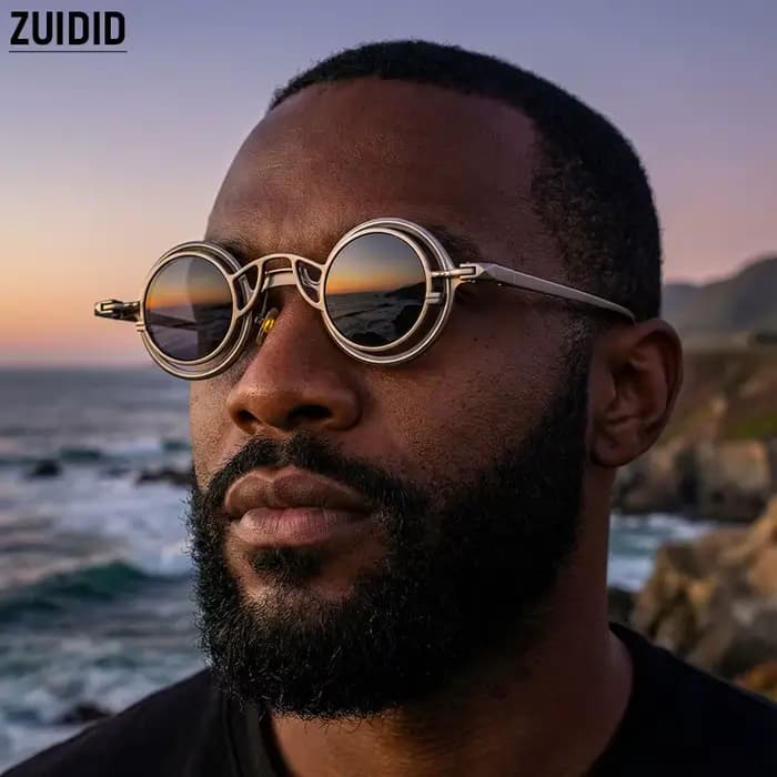 Lunettes de soleil steampunk pour hommes
