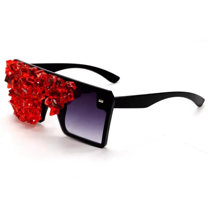 Nouvelles lunettes de mode en cristal de glace sans cadre