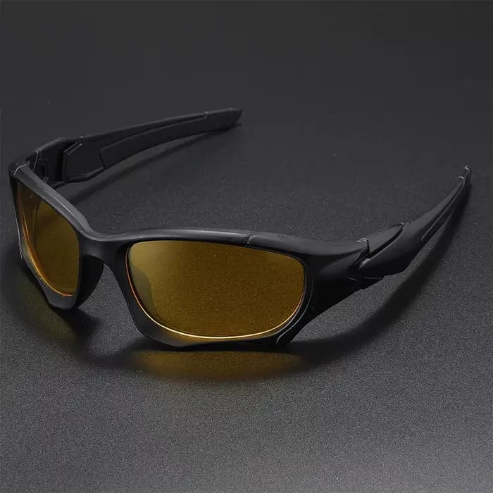 Sports de plein air lunettes de soleil polarisées hommes courbe coupe cadre résistant au Stress lentille bouclier