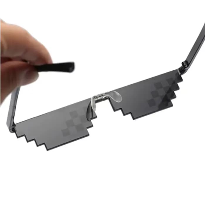 ThDPLife-Lunettes de soleil pixelisées pour hommes et femmes