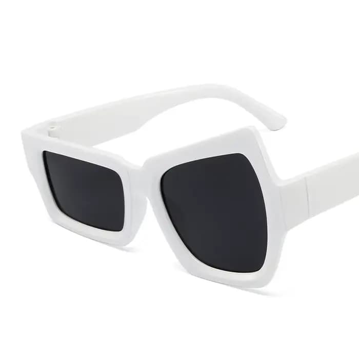 Lunettes de soleil carrées irrégulières drôles pour hommes