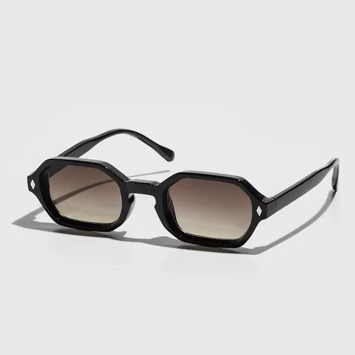 Lunettes de soleil à petite monture carrée