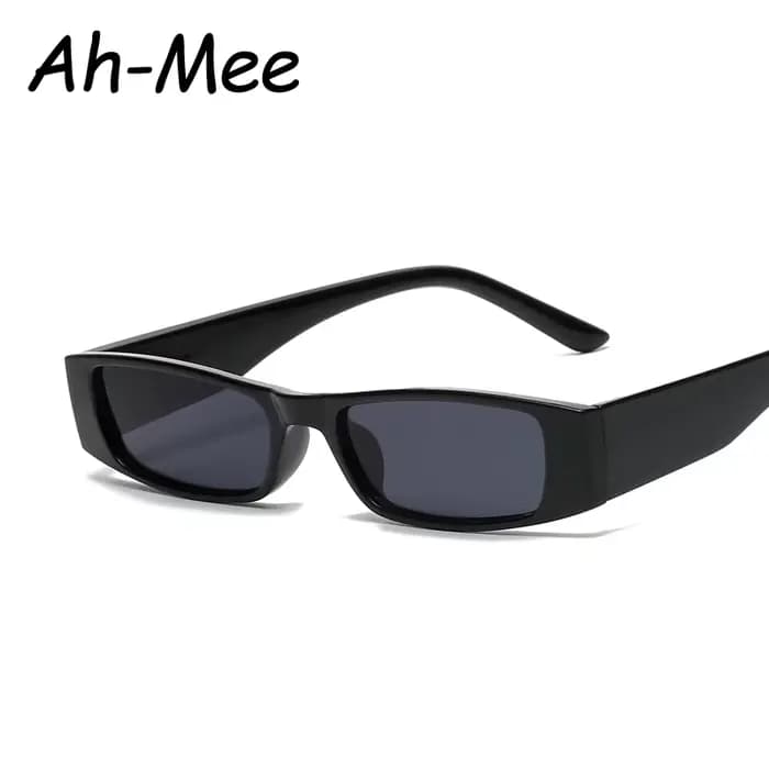 Lunettes de soleil rétro rectangulaires à monture étroite pour femmes