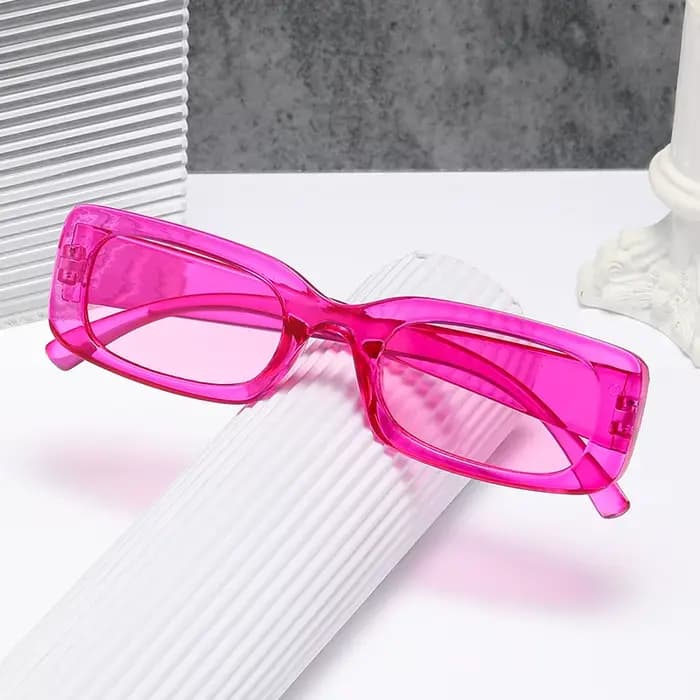 Lunettes de soleil carrées noires pour hommes