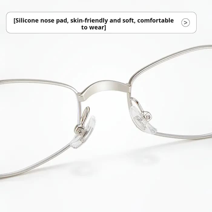 Nouvelles montures de lunettes en titane à monture étroite pour femmes