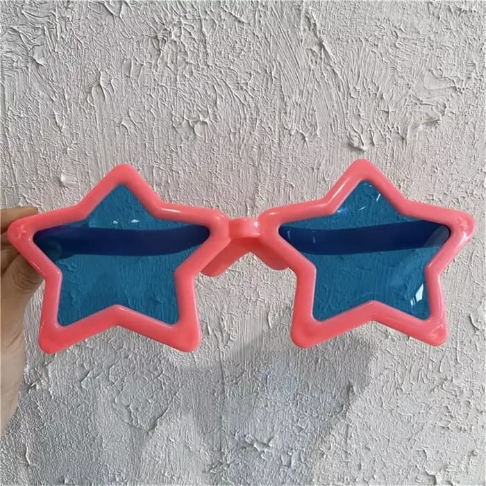 Lunettes de Soleil Rétro en Forme d'Étoile pour Adulte