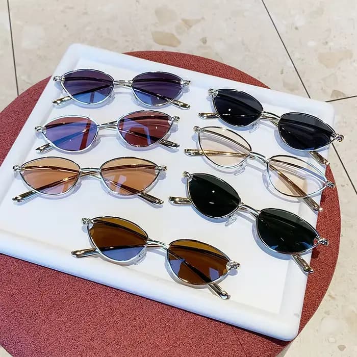 Lunettes de soleil œil de chat de luxe pour femmes