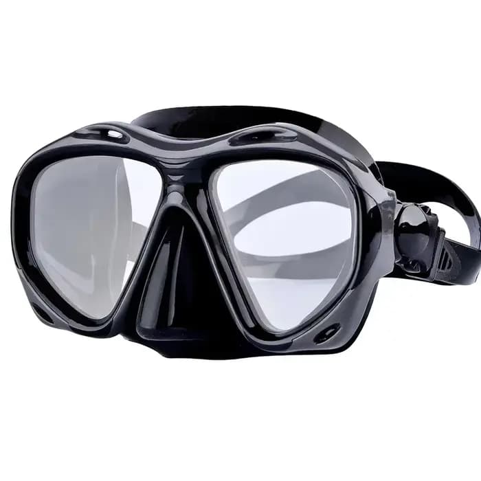 Masque de plongée hypermétropie avec lentilles en verre du Guatemala