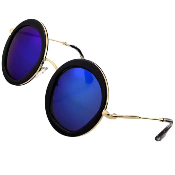 Lunettes de soleil rondes vintage pour femmes